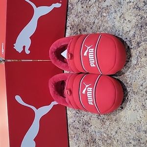Puma tuff mocc jersey slippers New in box